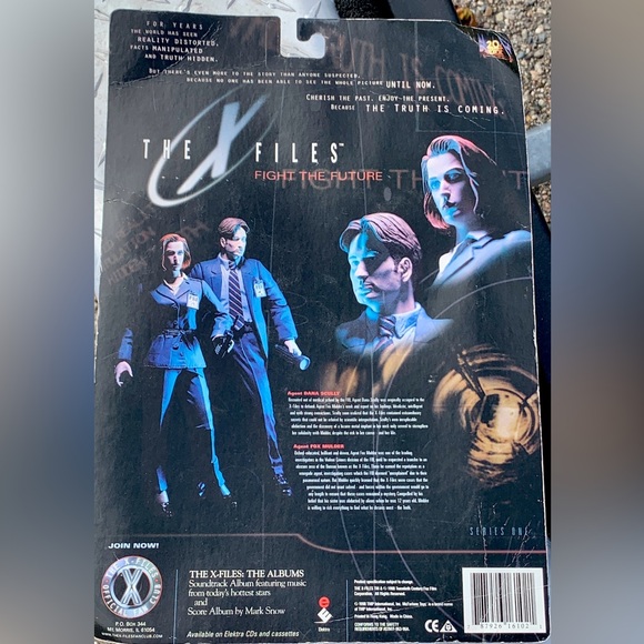 1998 Vtg Brand New Sealed X Files Agent Dana Scully Action Figure Doll - Picture 10 of 16